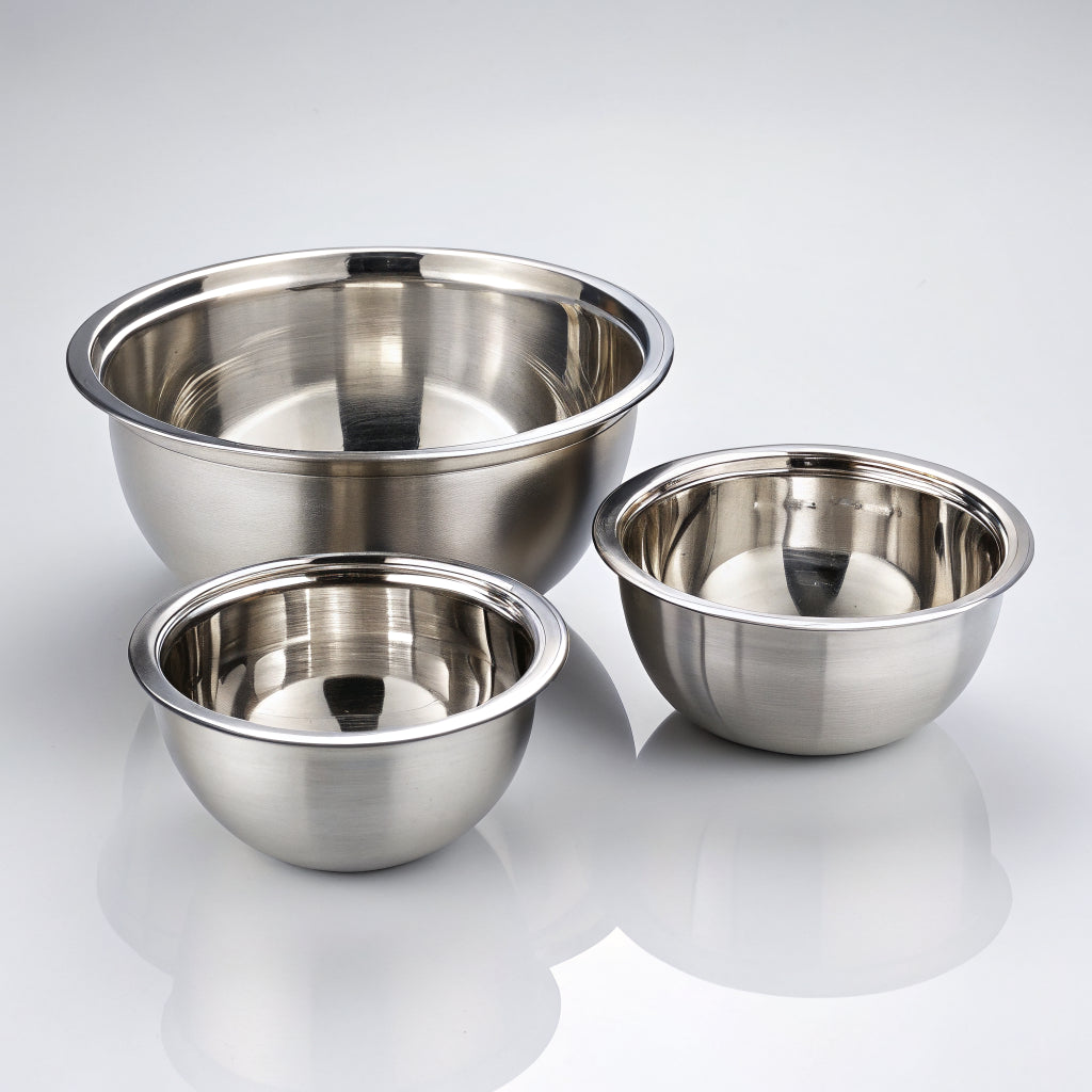 Stainless Steel Mixing Bowl Set, 3-Piece